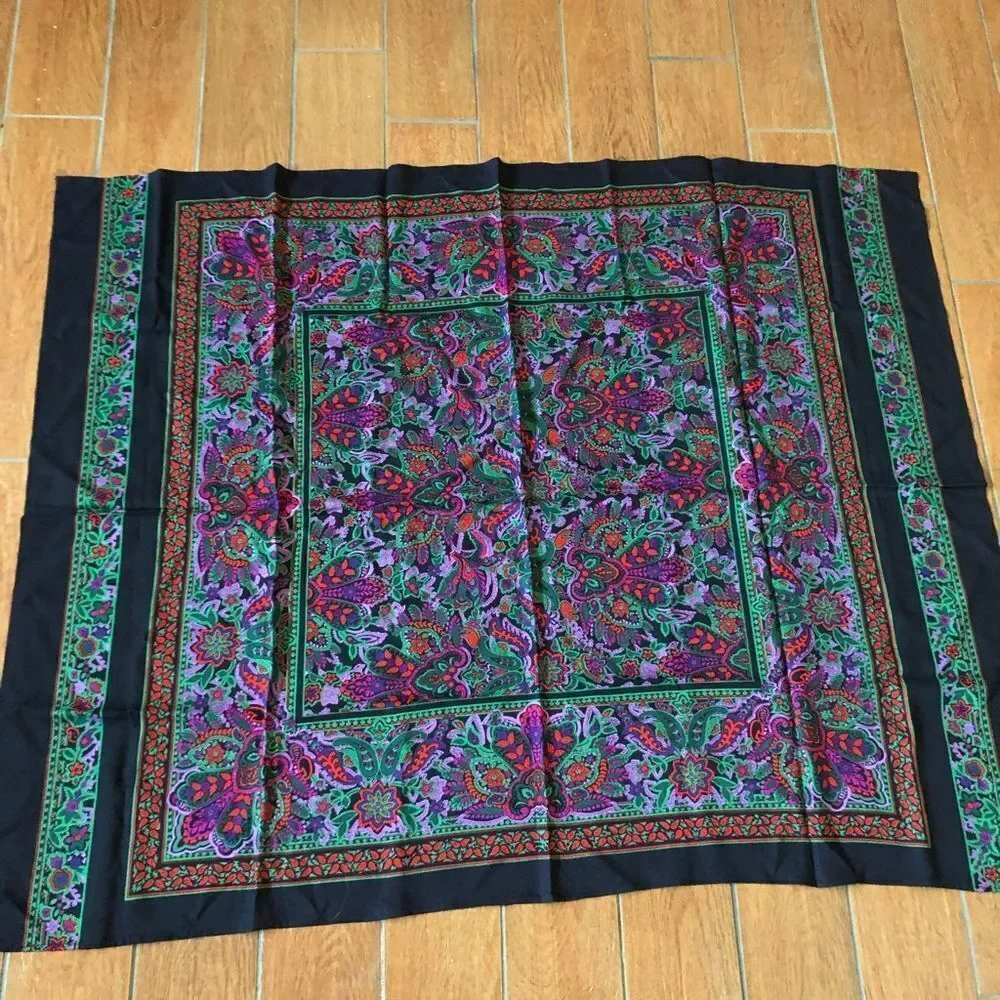 Paisley Holiday Scarf Wrap Tapestry Accessory